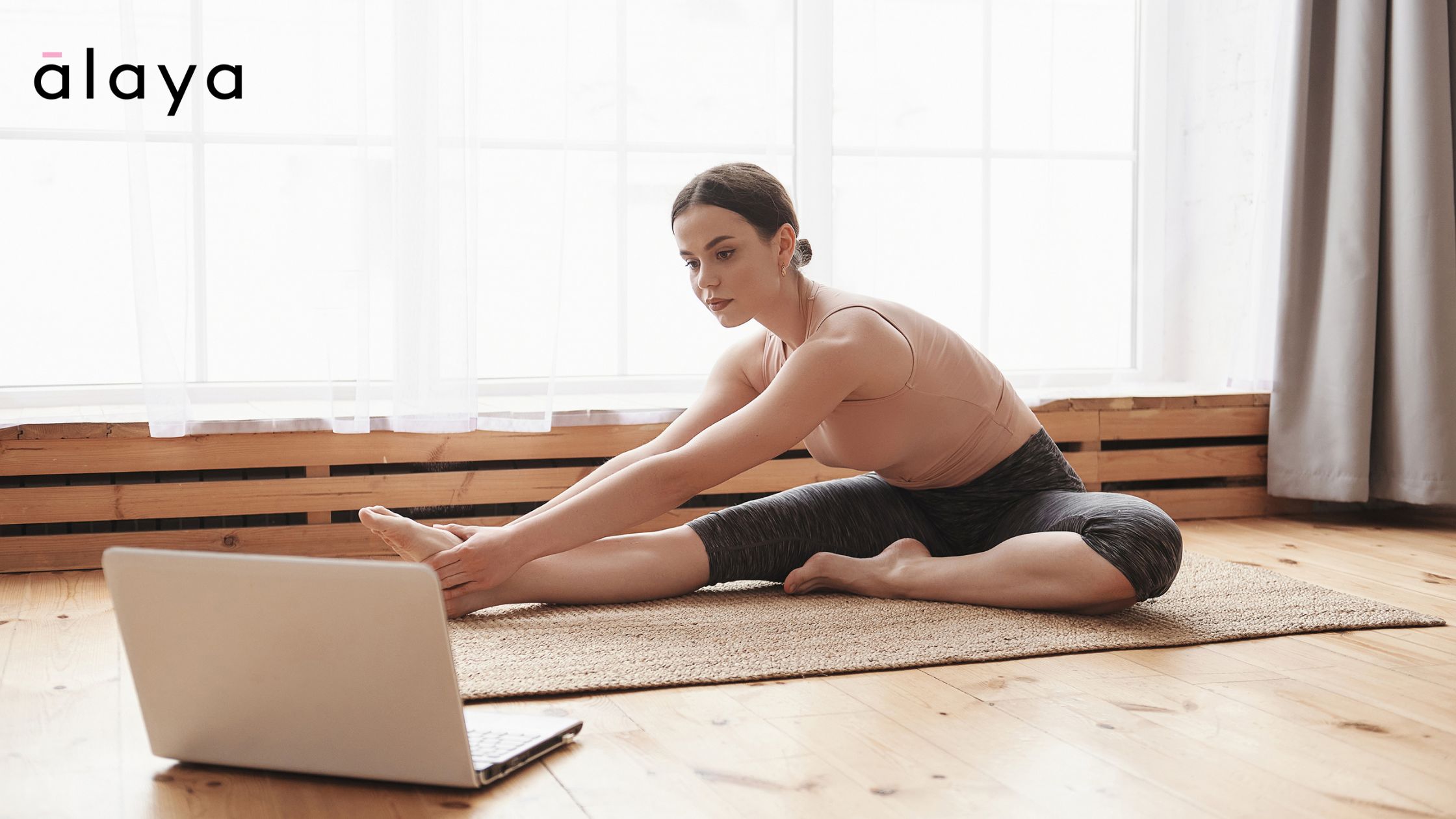Exploring both mat pilates and yoga online from home